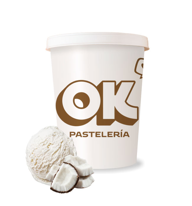 Helado italiano coco
